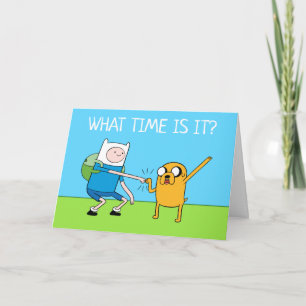 Adventure-tijd   Finn & Jake Fist Bump Kaart