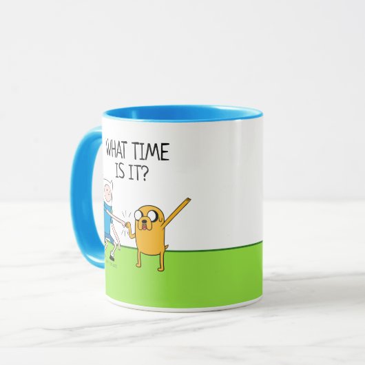Adventure-tijd | Finn & Jake Fist Bump Mok (Voorkant links)