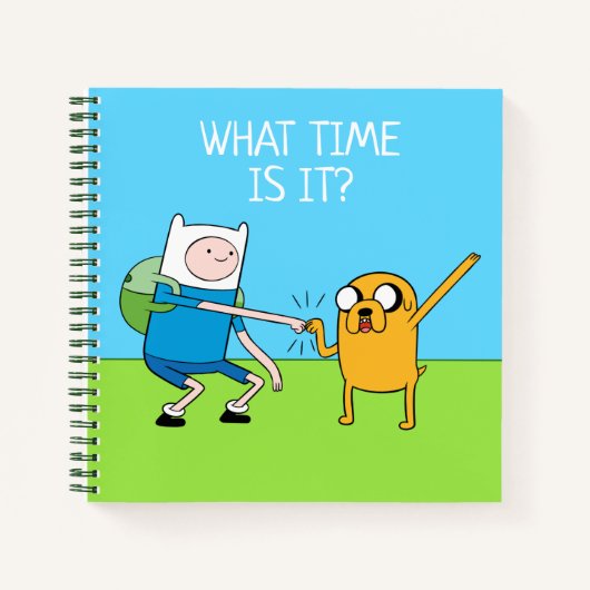 Adventure-tijd | Finn & Jake Fist Bump Notitieboek (Voorkant)