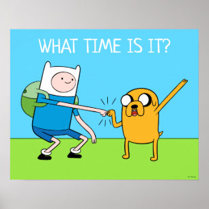 Adventure-tijd   Finn & Jake Fist Bump Poster