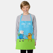 Adventure-tijd | Finn & Jake Fist Bump Schort (Gedragen)