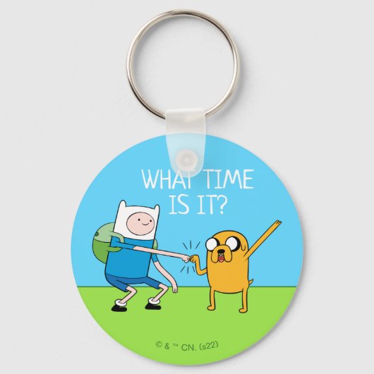 Adventure-tijd | Finn & Jake Fist Bump Sleutelhanger (Voorkant)
