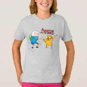 Adventure-tijd | Finn & Jake Fist Bump T-shirt (Voorkant)