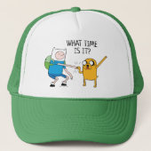Adventure-tijd | Finn & Jake Fist Bump Trucker Pet (Voorkant)