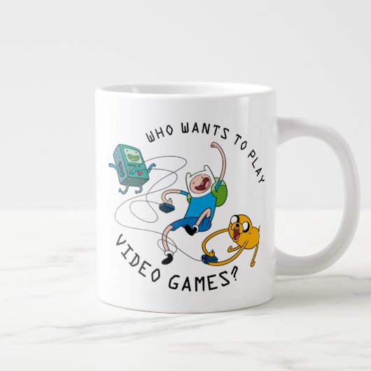 Adventure-tijd | Finn & Jake Play with BMO Grote Koffiekop (Rechts)