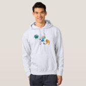 Adventure-tijd | Finn & Jake Play with BMO Hoodie (Voorkant volledig)