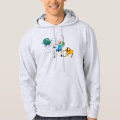 Adventure-tijd | Finn & Jake Play with BMO Hoodie (Voorkant)