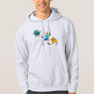 Adventure-tijd Finn & Jake Play with BMO Hoodie