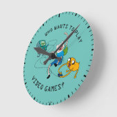 Adventure-tijd | Finn & Jake Play with BMO Ronde Klok (Hoek)