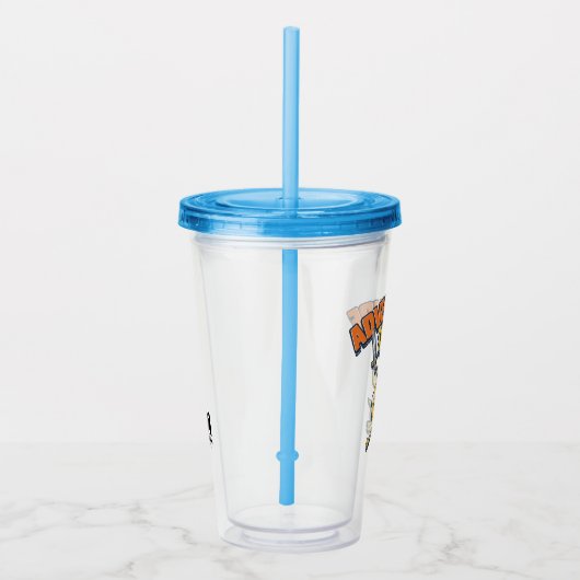 Adventure-tijd | Finn Riding Jake Acryl Drinkbeker (Rechts)