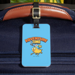 Adventure-tijd   Finn Riding Jake Bagagelabel