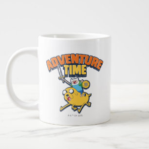 Adventure-tijd   Finn Riding Jake Grote Koffiekop