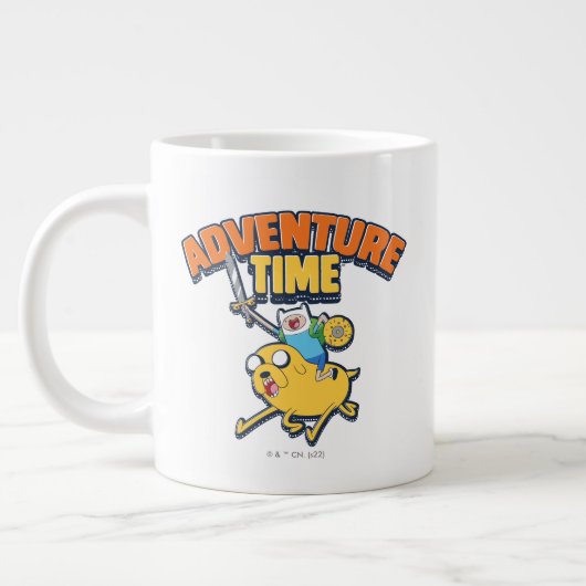 Adventure-tijd | Finn Riding Jake Grote Koffiekop (Links)