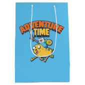 Adventure-tijd | Finn Riding Jake Medium Cadeauzakje (Achterkant)