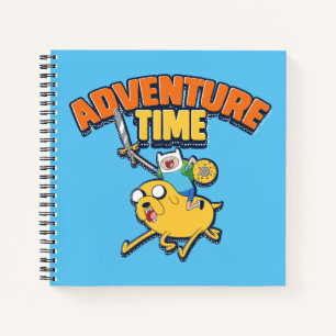 Adventure-tijd   Finn Riding Jake Notitieboek