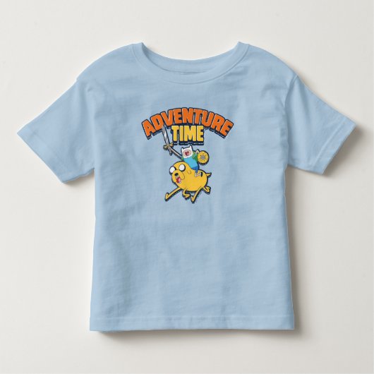 Adventure-tijd | Finn Riding Jake T-Shirt (Voorkant)