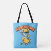Adventure-tijd | Finn Riding Jake Tote Bag (Achterkant)