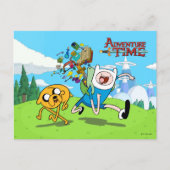 Adventure-tijd | Finn's rugzak, avontuurlijk tandw Briefkaart (Voorkant)
