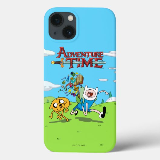 Adventure-tijd | Finn's rugzak, avontuurlijk tandw Case-Mate iPhone Case (Achterkant)