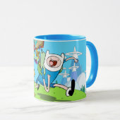 Adventure-tijd | Finn's rugzak, avontuurlijk tandw Mok (Voorkant rechts)