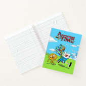 Adventure-tijd | Finn's rugzak, avontuurlijk tandw Notitieboek (Binnen)