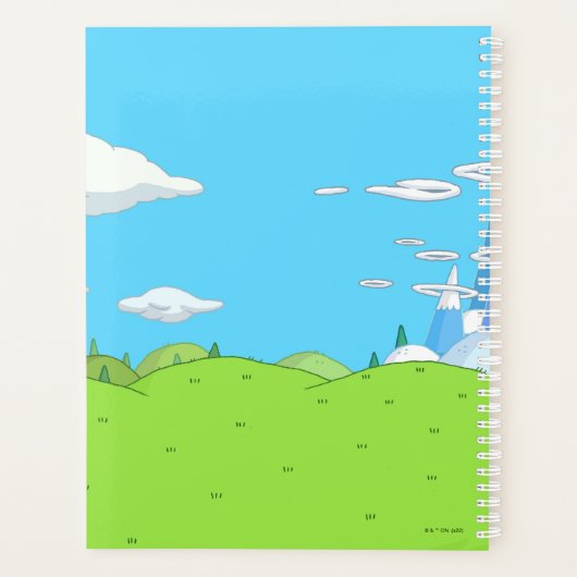 Adventure-tijd | Finn's rugzak, avontuurlijk tandw Planner (Achterkant)