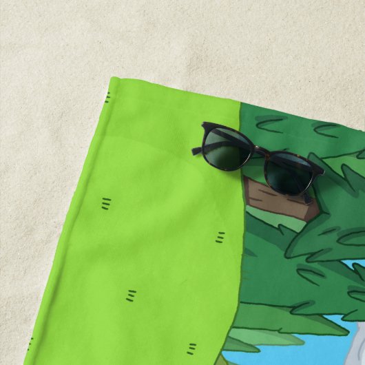 Adventure-tijd | Finn's rugzak, avontuurlijk tandw Strandlaken (In situ)