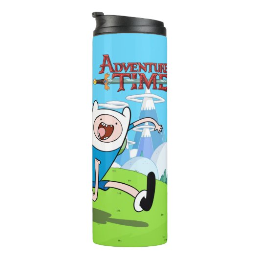 Adventure-tijd | Finn's rugzak, avontuurlijk tandw Thermosbeker (Geroteerd rechts)