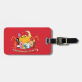 Adventure-tijd | Grafisch grote Jake-groep Bagagelabel (Voorkant horizontaal)