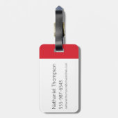 Adventure-tijd | Grafisch grote Jake-groep Bagagelabel (Achterkant verticaal)