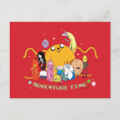 Adventure-tijd | Grafisch grote Jake-groep Briefkaart (Voorkant)