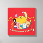 Adventure-tijd | Grafisch grote Jake-groep Canvas Afdruk (Voorkant)