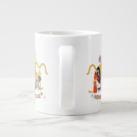 Adventure-tijd | Grafisch grote Jake-groep Grote Koffiekop (Achterkant)