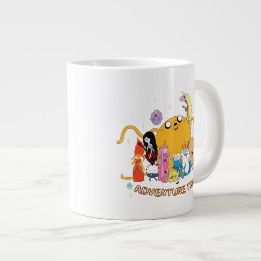 Adventure-tijd | Grafisch grote Jake-groep Grote Koffiekop (Voorkant rechts)