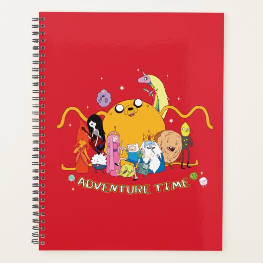 Adventure-tijd | Grafisch grote Jake-groep Planner (Voorkant)
