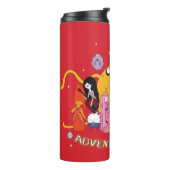 Adventure-tijd | Grafisch grote Jake-groep Thermosbeker (Gedraaid links)