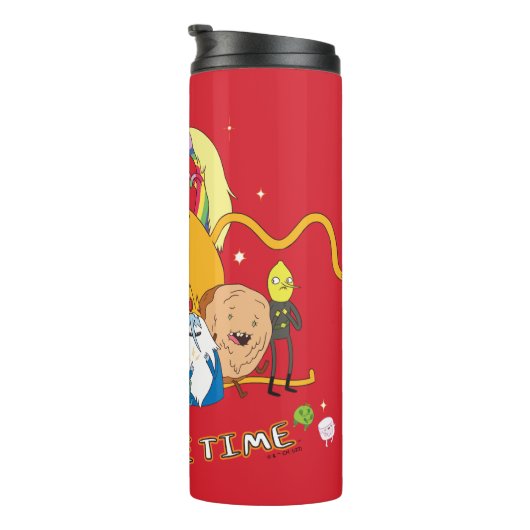 Adventure-tijd | Grafisch grote Jake-groep Thermosbeker (Geroteerd rechts)