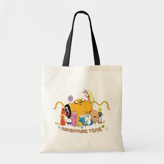 Adventure-tijd | Grafisch grote Jake-groep Tote Bag (Voorkant)