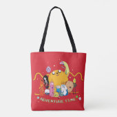 Adventure-tijd | Grafisch grote Jake-groep Tote Bag (Achterkant)