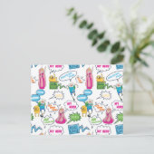 Adventure-tijd | Het Patroon van de Vraag van het  Briefkaart (Staand voorkant)