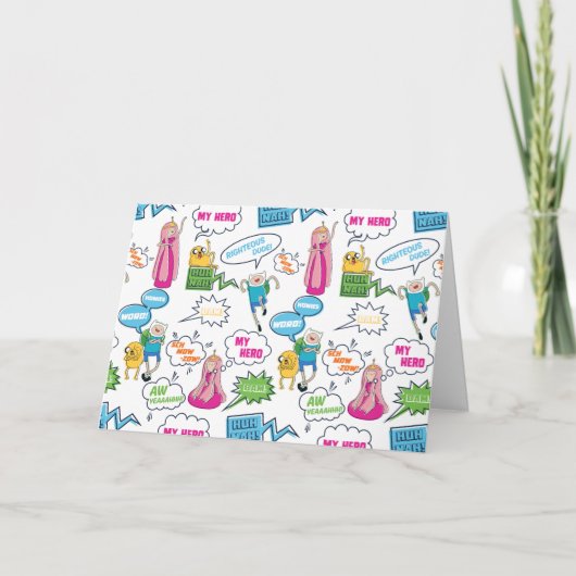 Adventure-tijd | Het Patroon van de Vraag van het Kaart (Voorkant)