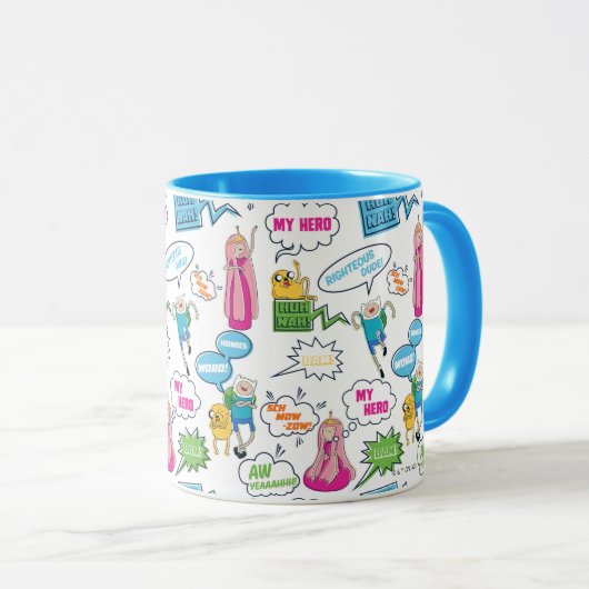 Adventure-tijd | Het Patroon van de Vraag van het Mok (Voorkant rechts)