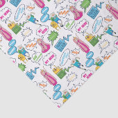 Adventure-tijd | Het Patroon van de Vraag van het  Tissuepapier (Detail)