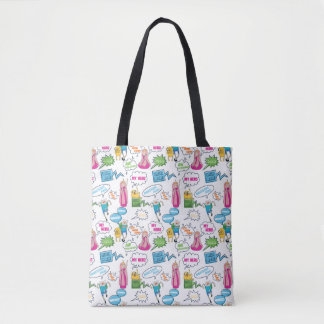 Adventure-tijd | Het Patroon van de Vraag van het Tote Bag