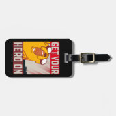 Adventure-tijd | Jake "Haal je Hero aan" Bagagelabel (Voorkant horizontaal)