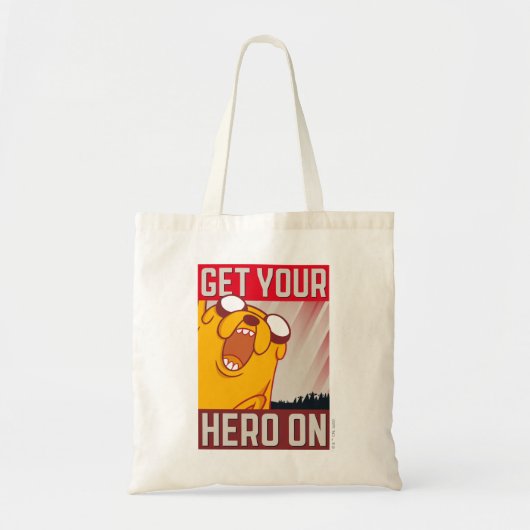 Adventure-tijd | Jake "Haal je Hero aan" Tote Bag (Voorkant)