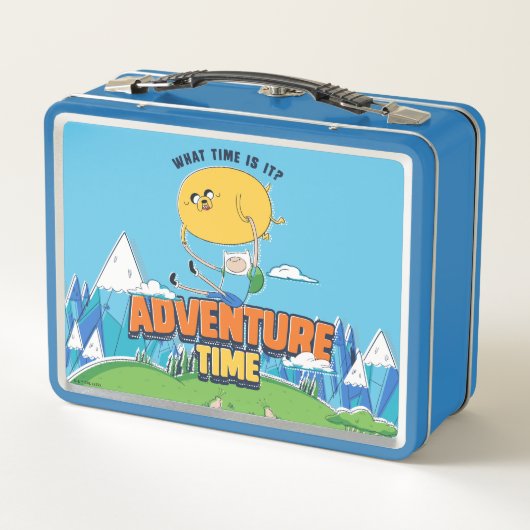 Adventure-tijd | Jake met Finn drijft (Achterkant)