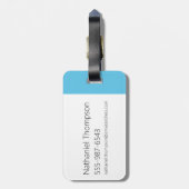 Adventure-tijd | Jake met Finn drijft Bagagelabel (Achterkant verticaal)