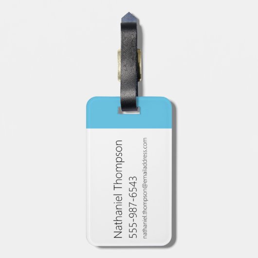 Adventure-tijd | Jake met Finn drijft Bagagelabel (Achterkant verticaal)