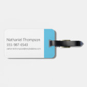 Adventure-tijd | Jake met Finn drijft Bagagelabel (Achterkant horizontaal)